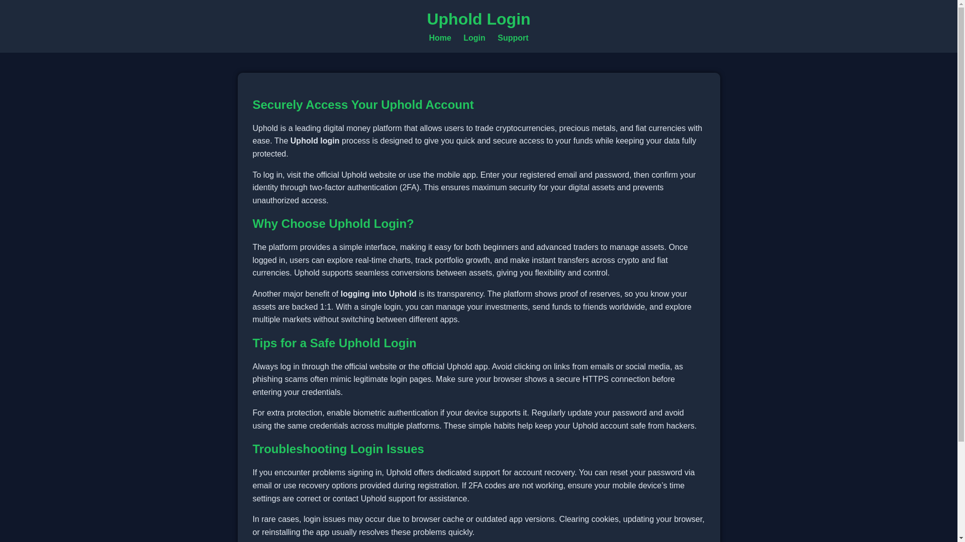 website screenshot of https://sso-upheld.pages.dev/