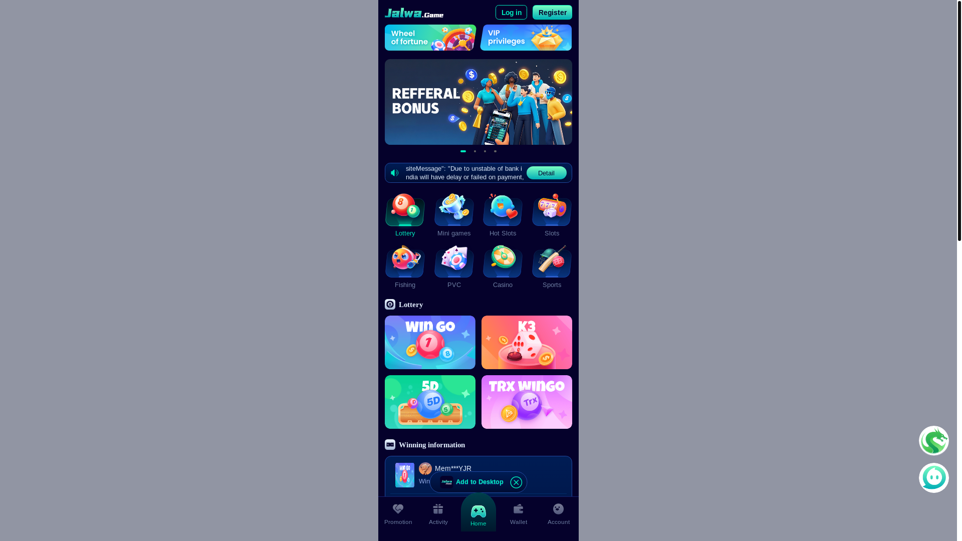 website screenshot of https://cashkingbet.live/