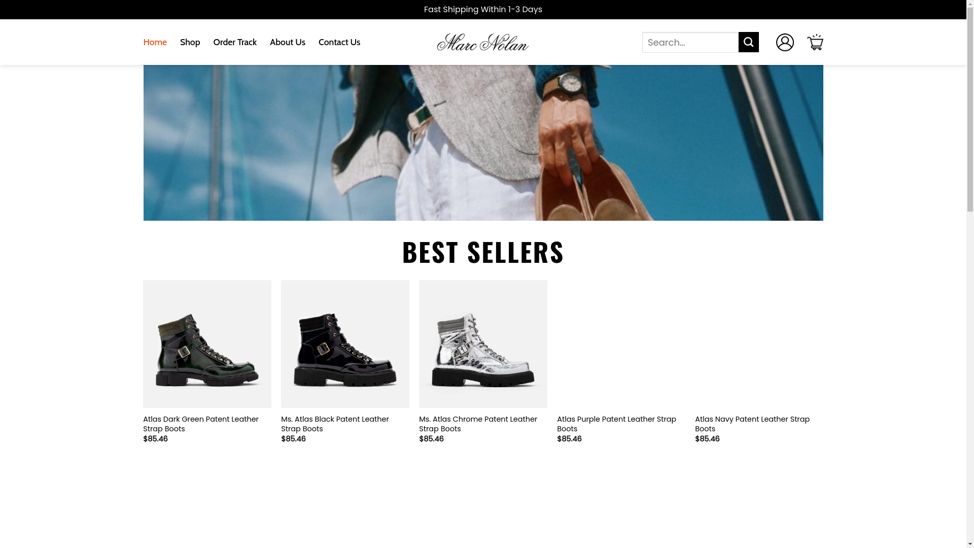 website screenshot of https://promarcnolan.shop/
