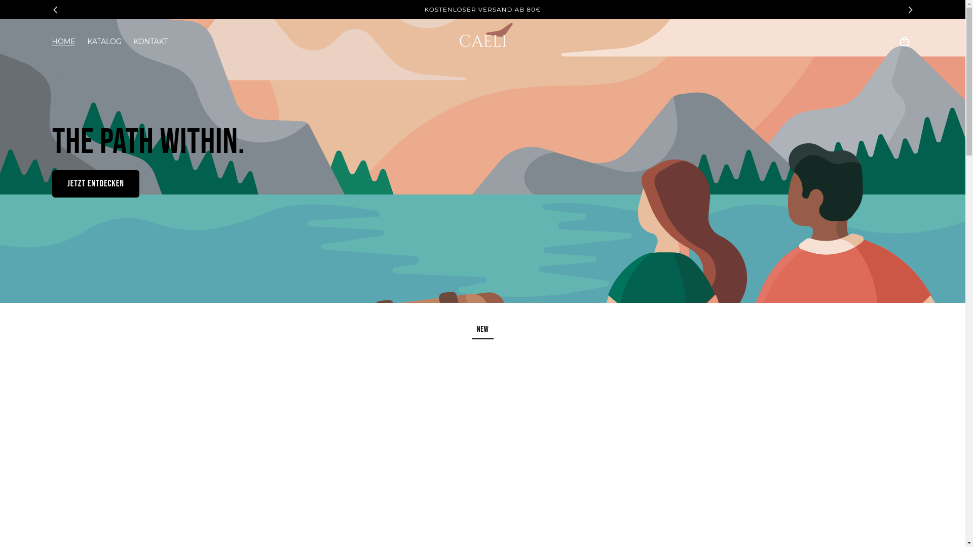 website screenshot of https://caeliclo.eu/