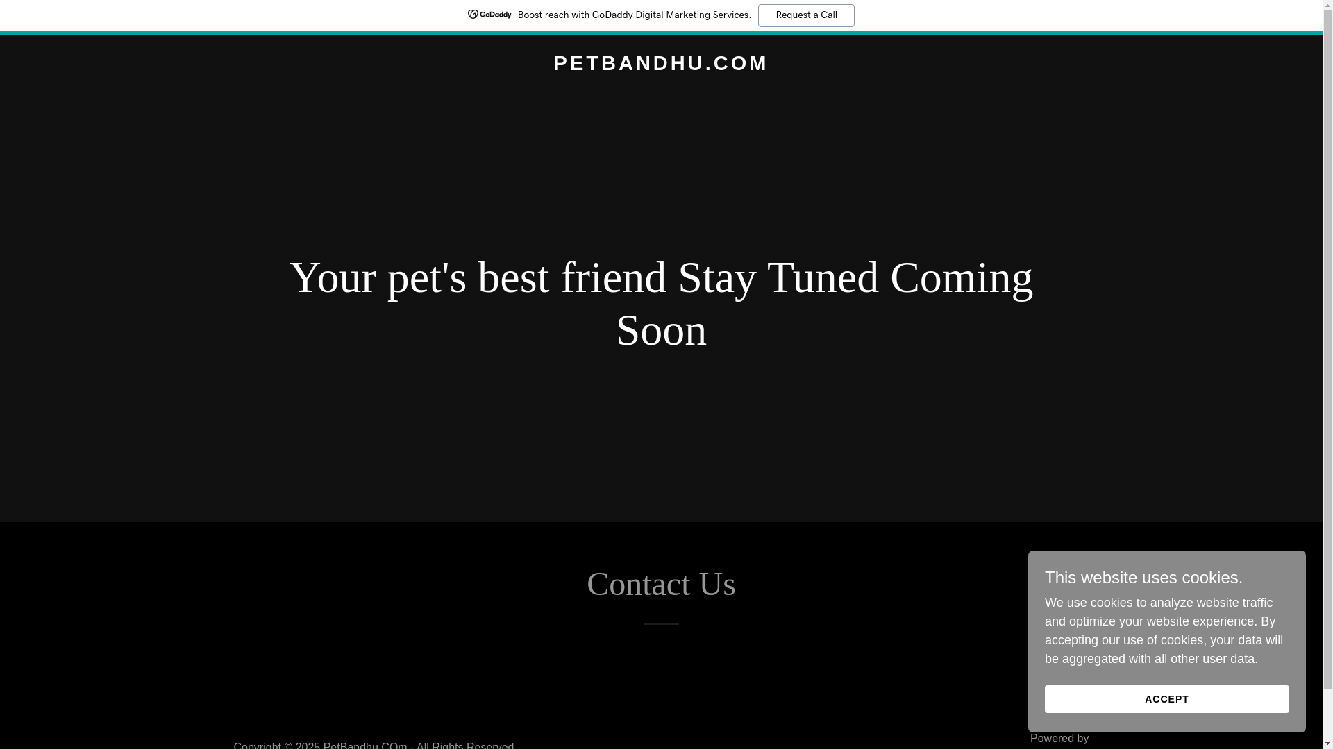 website screenshot of https://petbandhu.com/