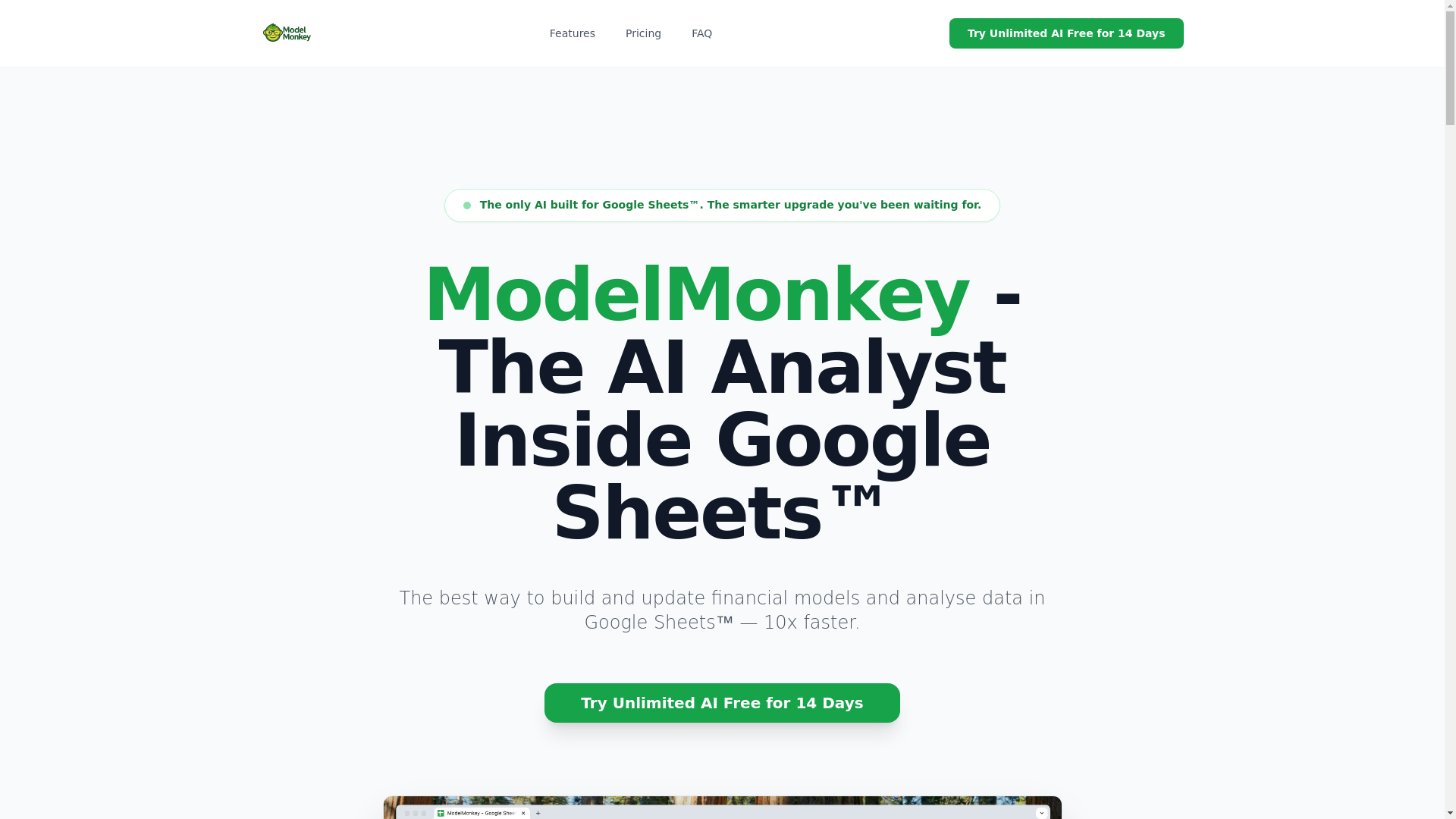 website screenshot of https://modelmonkey-website.pages.dev/