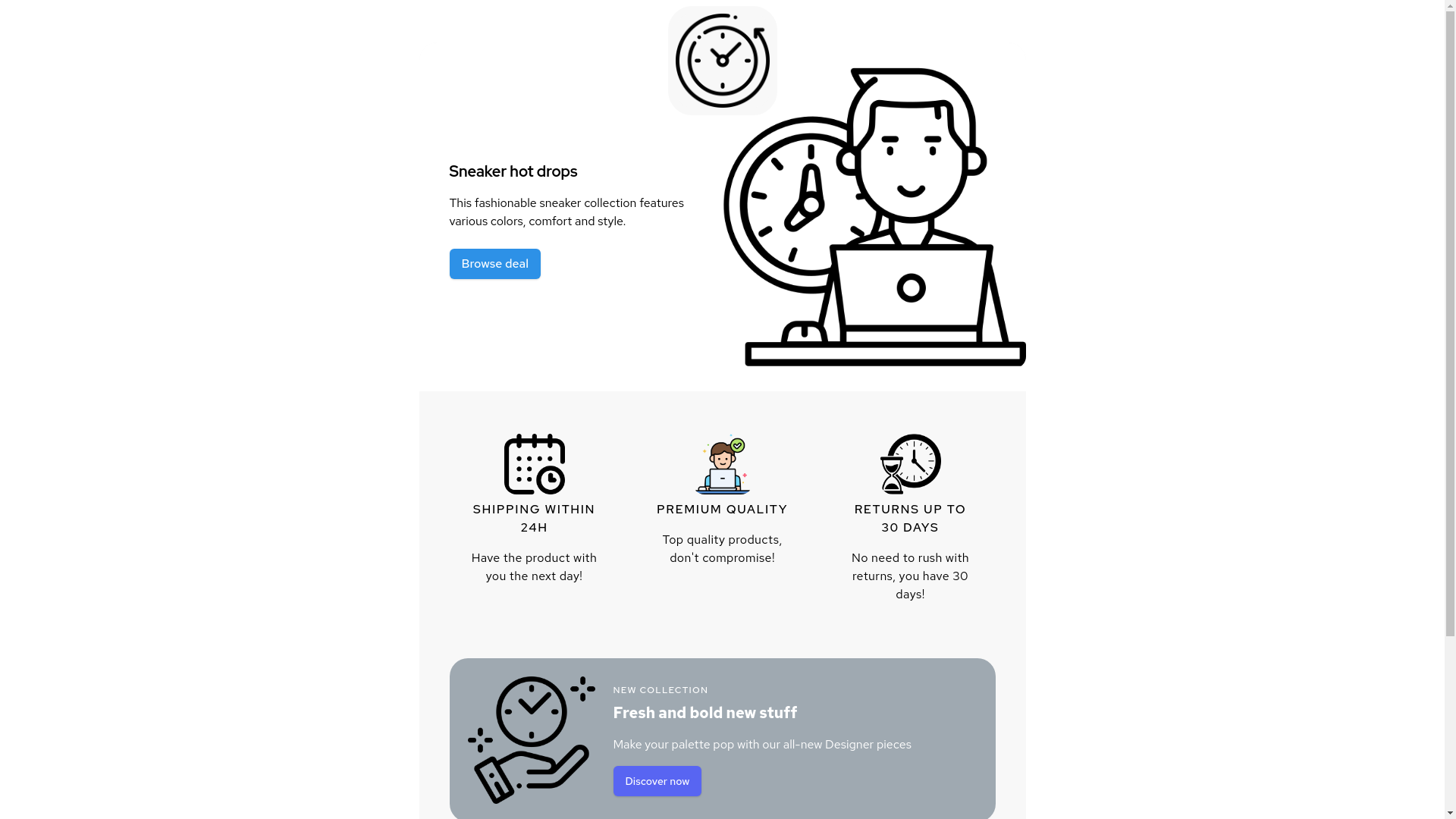 website screenshot of https://skutecznydzien.store/