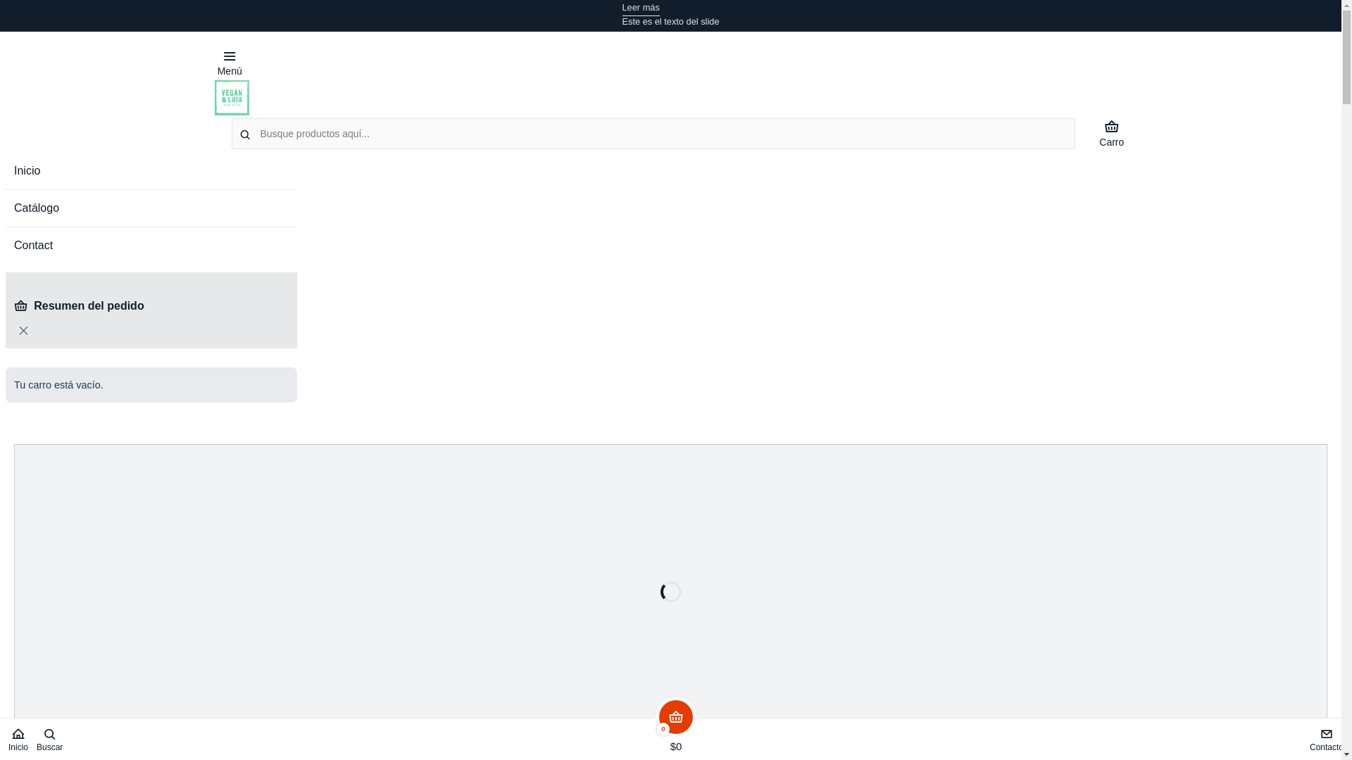 website screenshot of https://veganyluca.xyz/