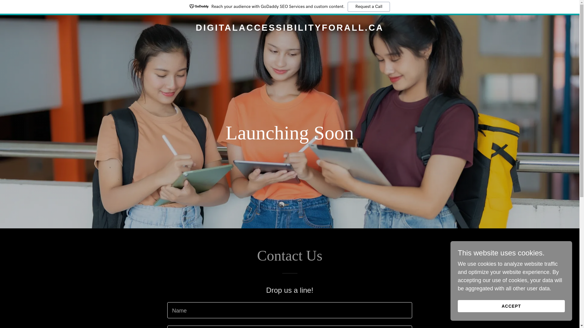 website screenshot of https://digitalaccessibilityforall.ca/