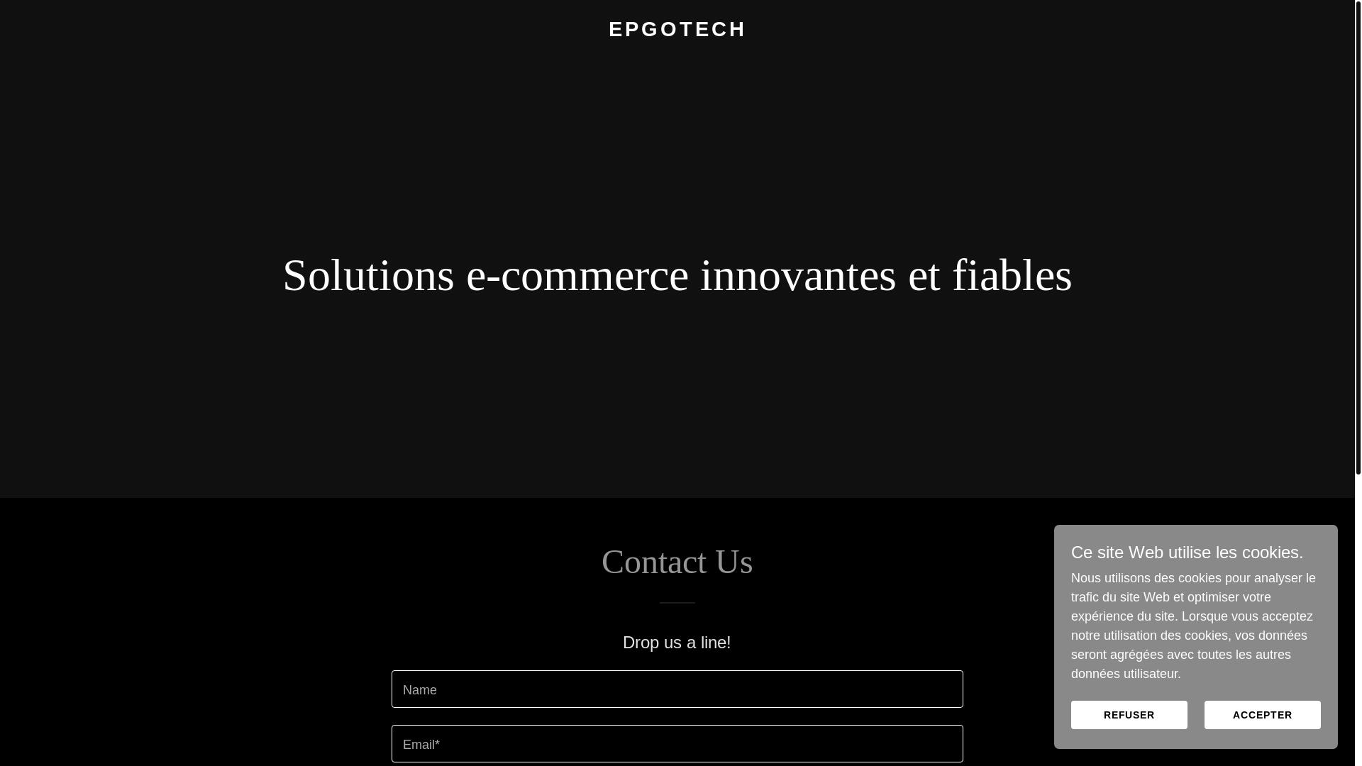 website screenshot of https://epgotech.shop/