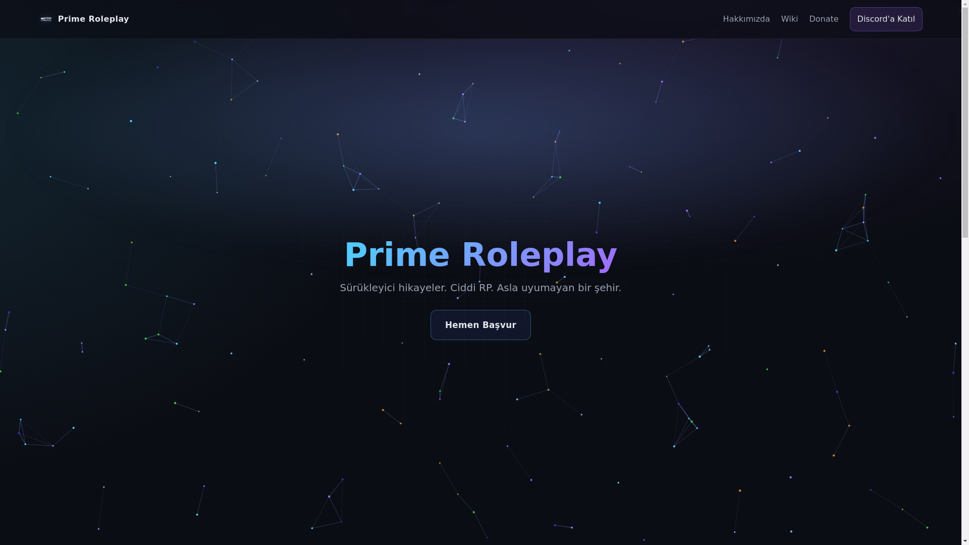 website screenshot of https://primeroleplay.life/
