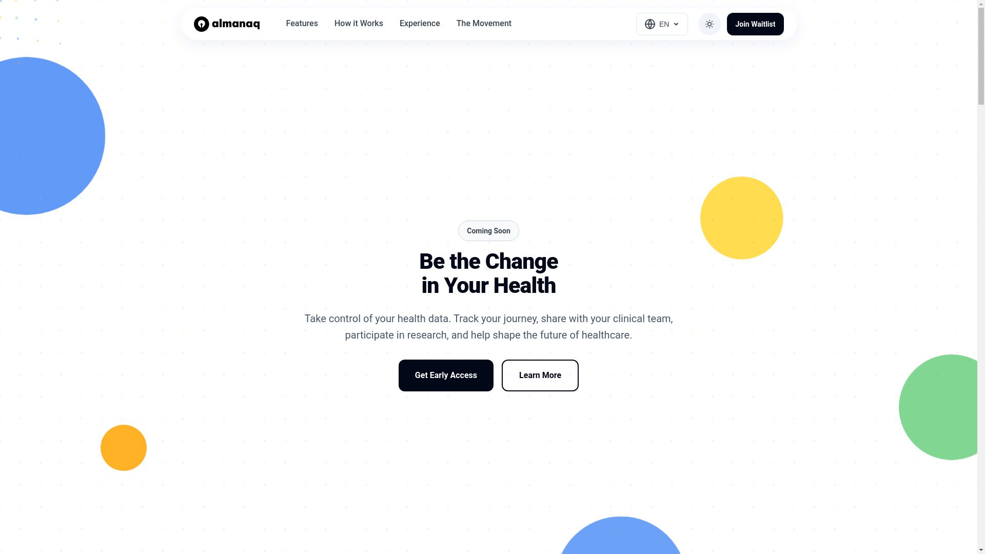 website screenshot of https://almanaq-website.pages.dev/