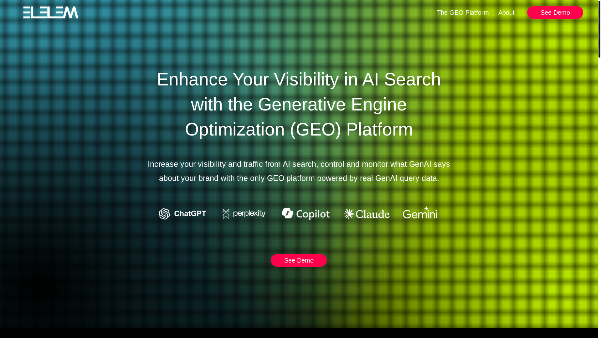 website screenshot of https://elelem-verify.com/