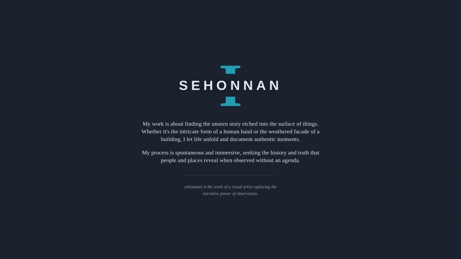 website screenshot of https://sehonnani-website.pages.dev/