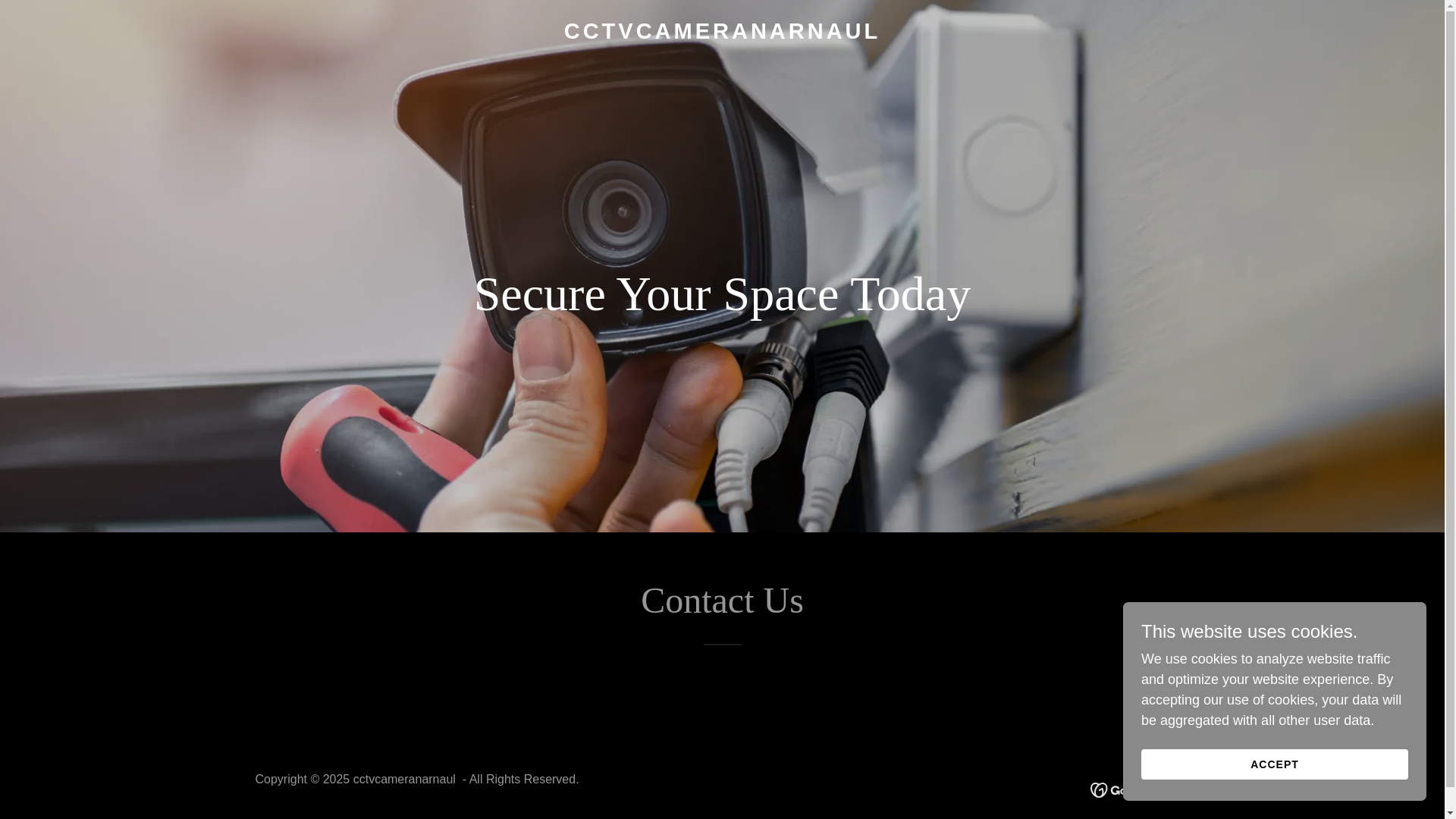 website screenshot of https://cctvcameranarnaul.in/