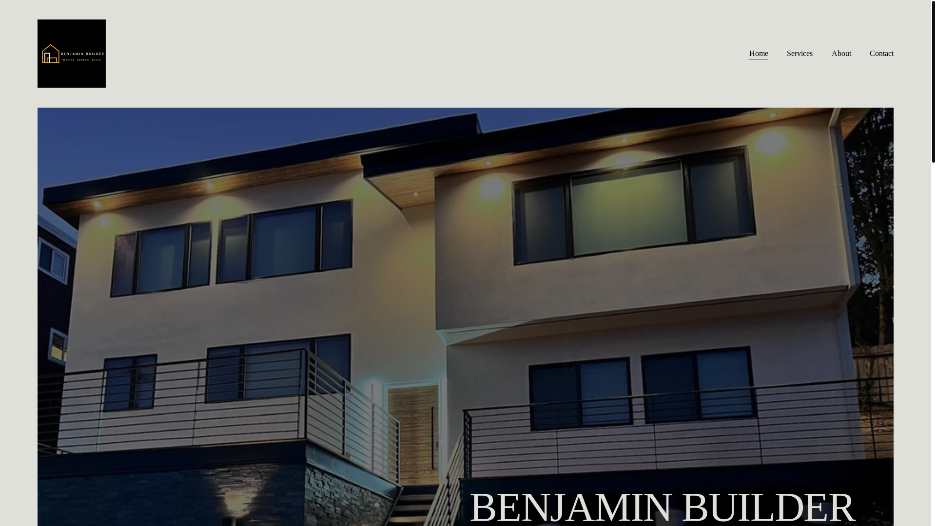 website screenshot of https://benjamin-builder.com/