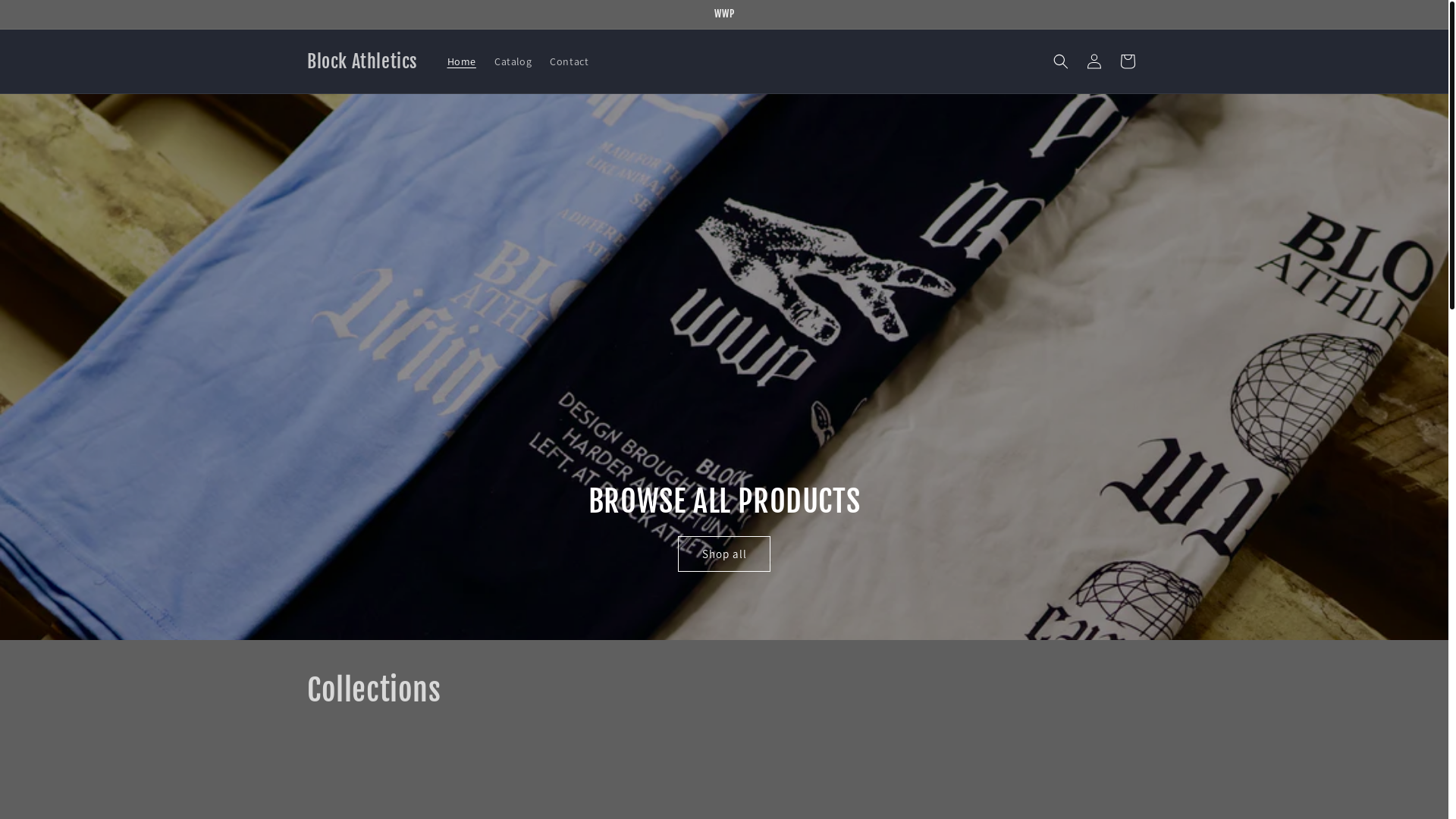 website screenshot of https://blockathleticsofficial.com/
