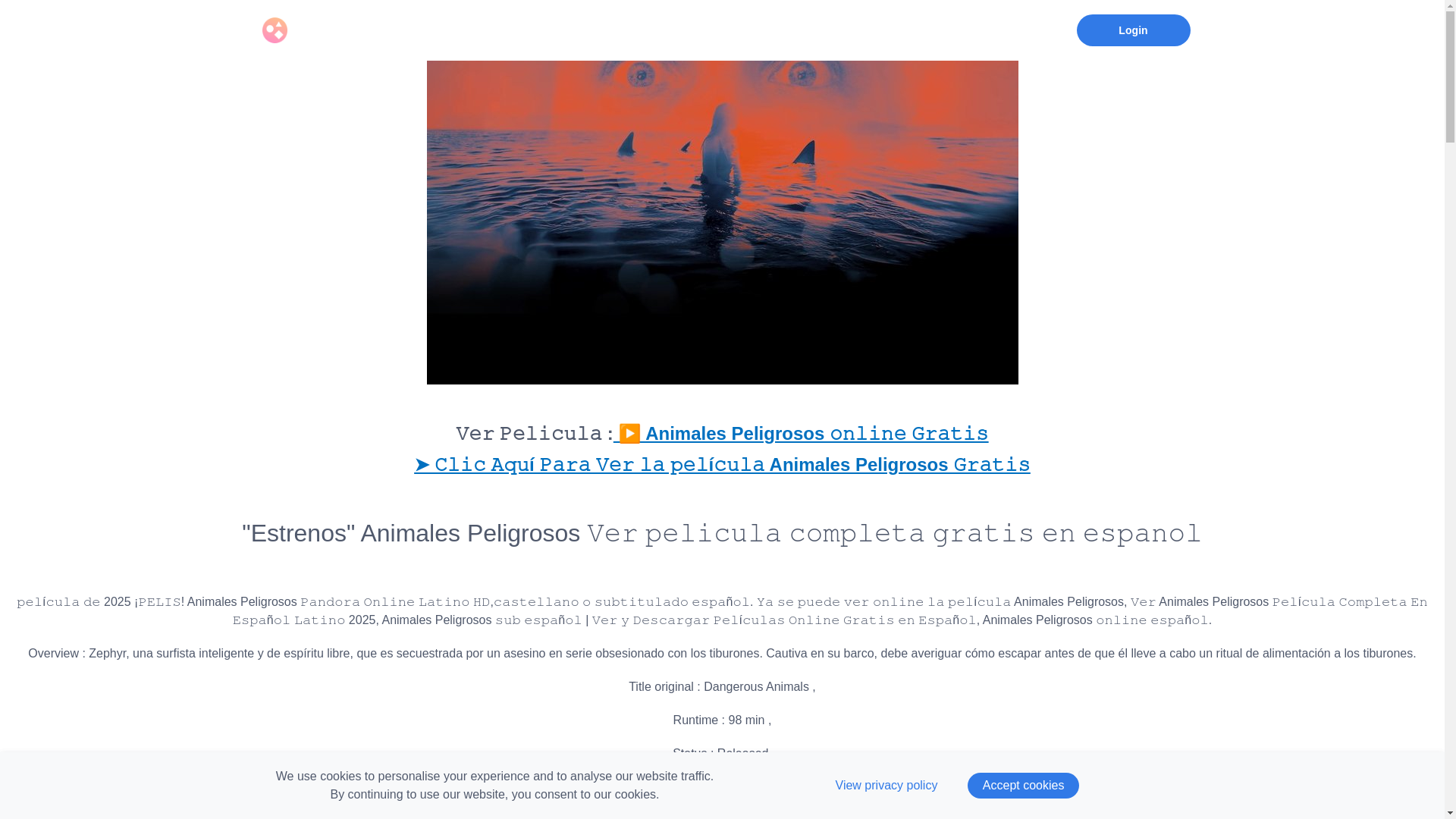 website screenshot of https://cuevanahdveranimalespeligrosospelicula.graphy.com/
