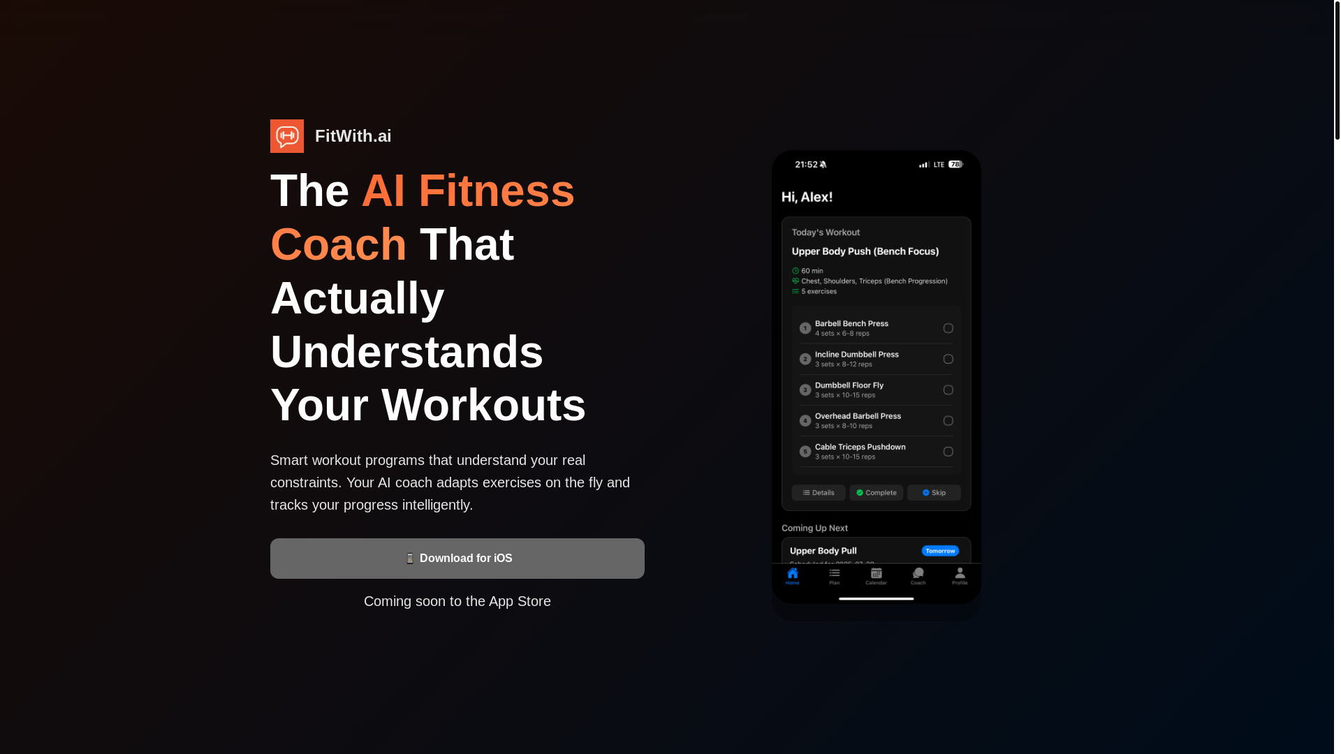 website screenshot of https://fit-with-ai.pages.dev/