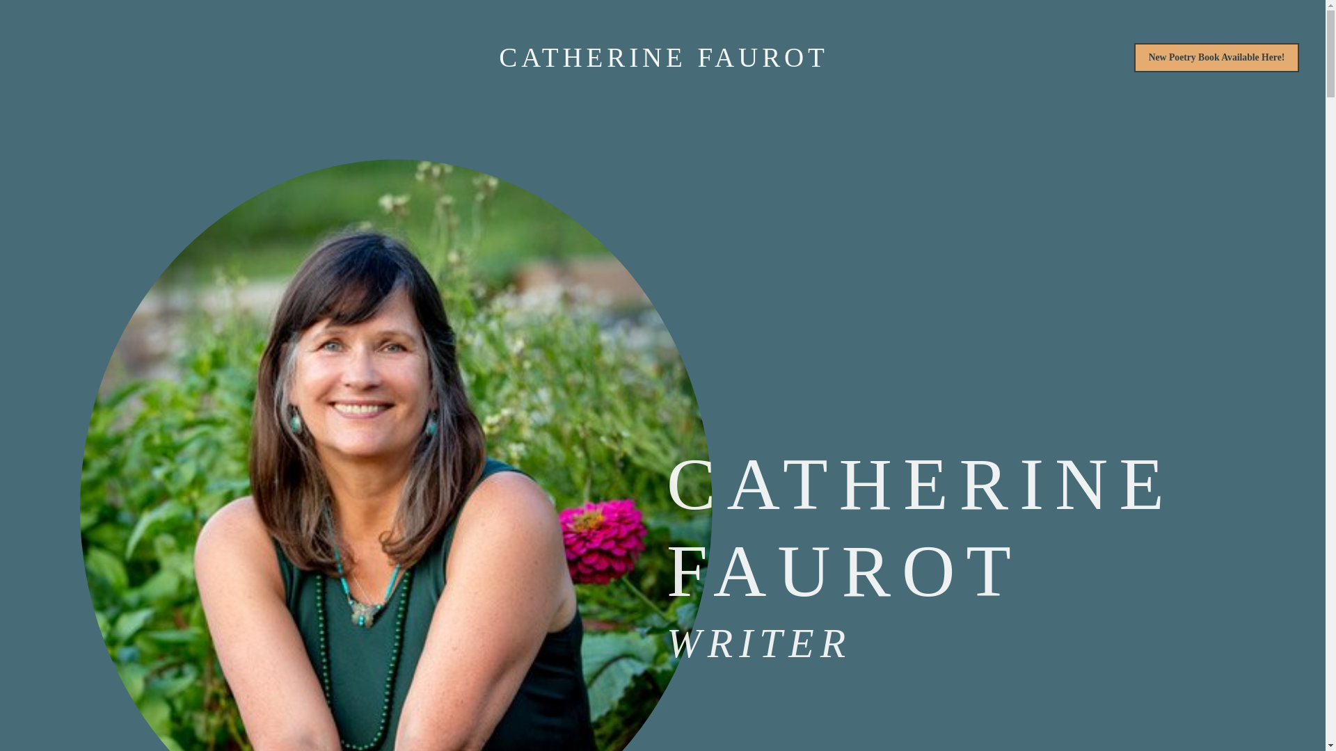 website screenshot of https://catherinefaurotwriter.com/