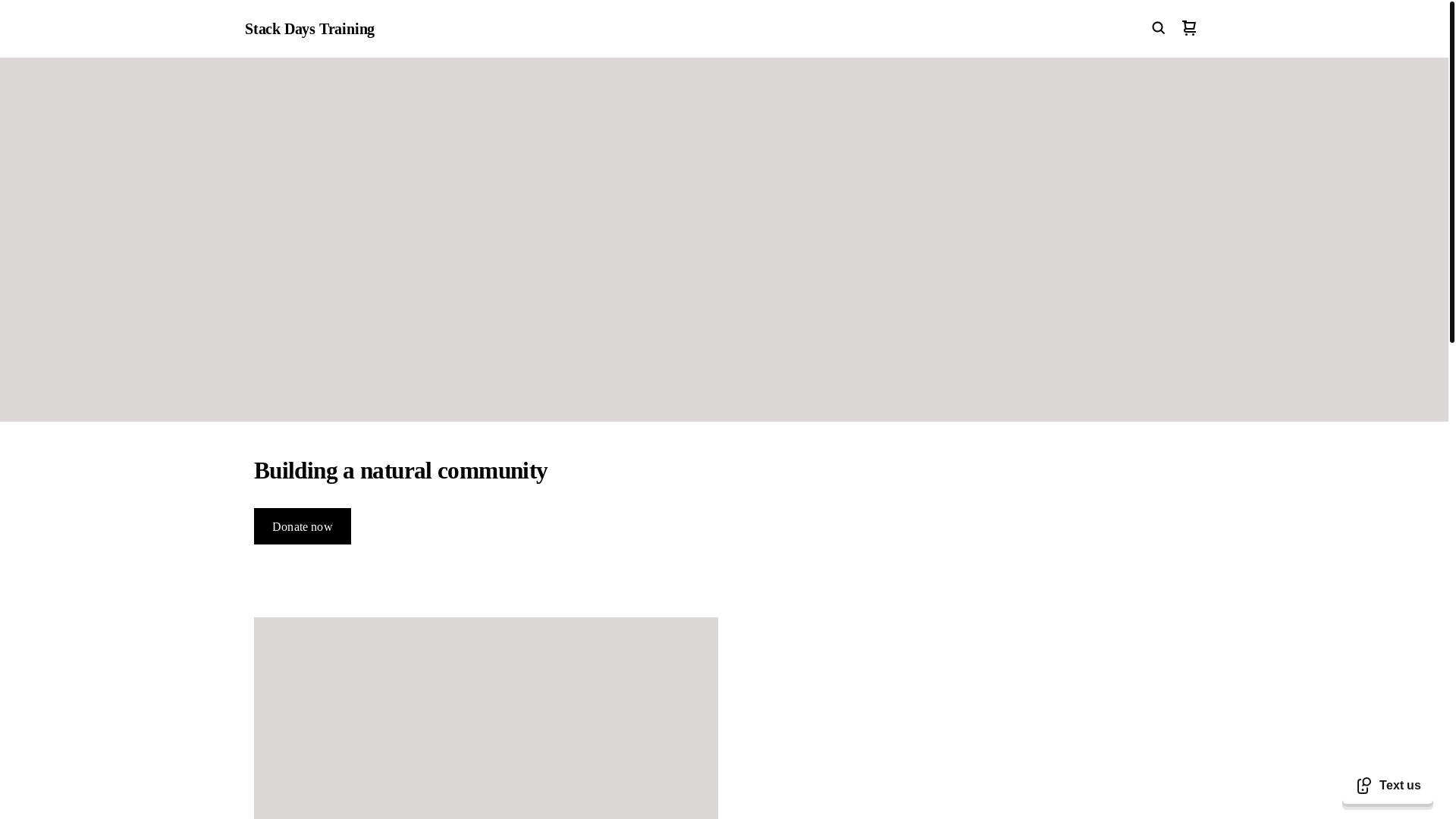 website screenshot of https://stackdaytraining.com/