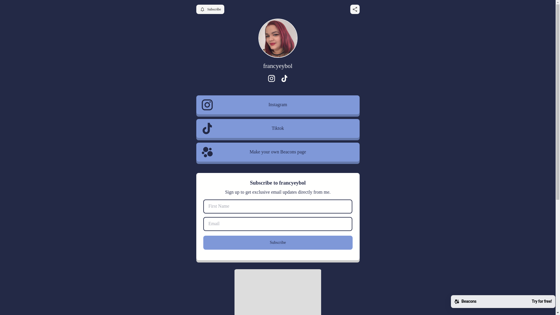 website screenshot of https://francyeybol.com/