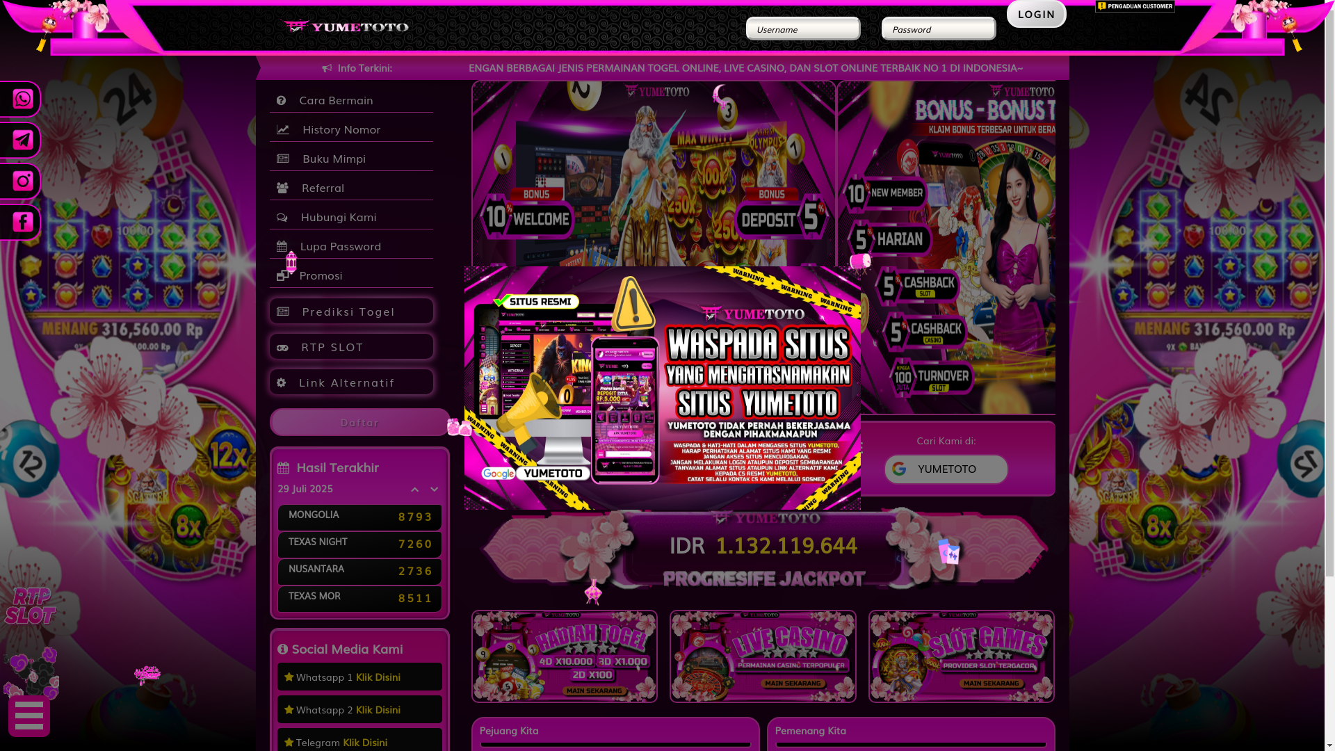 website screenshot of https://yumetotocelyn.com/