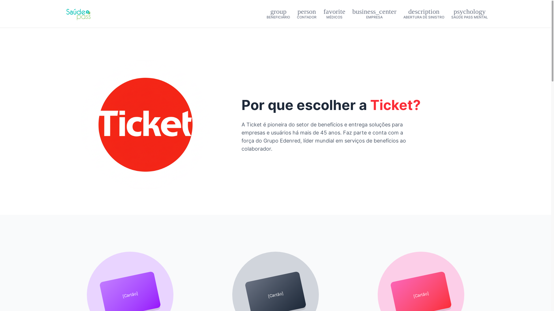 website screenshot of https://saudepass-vue.pages.dev/
