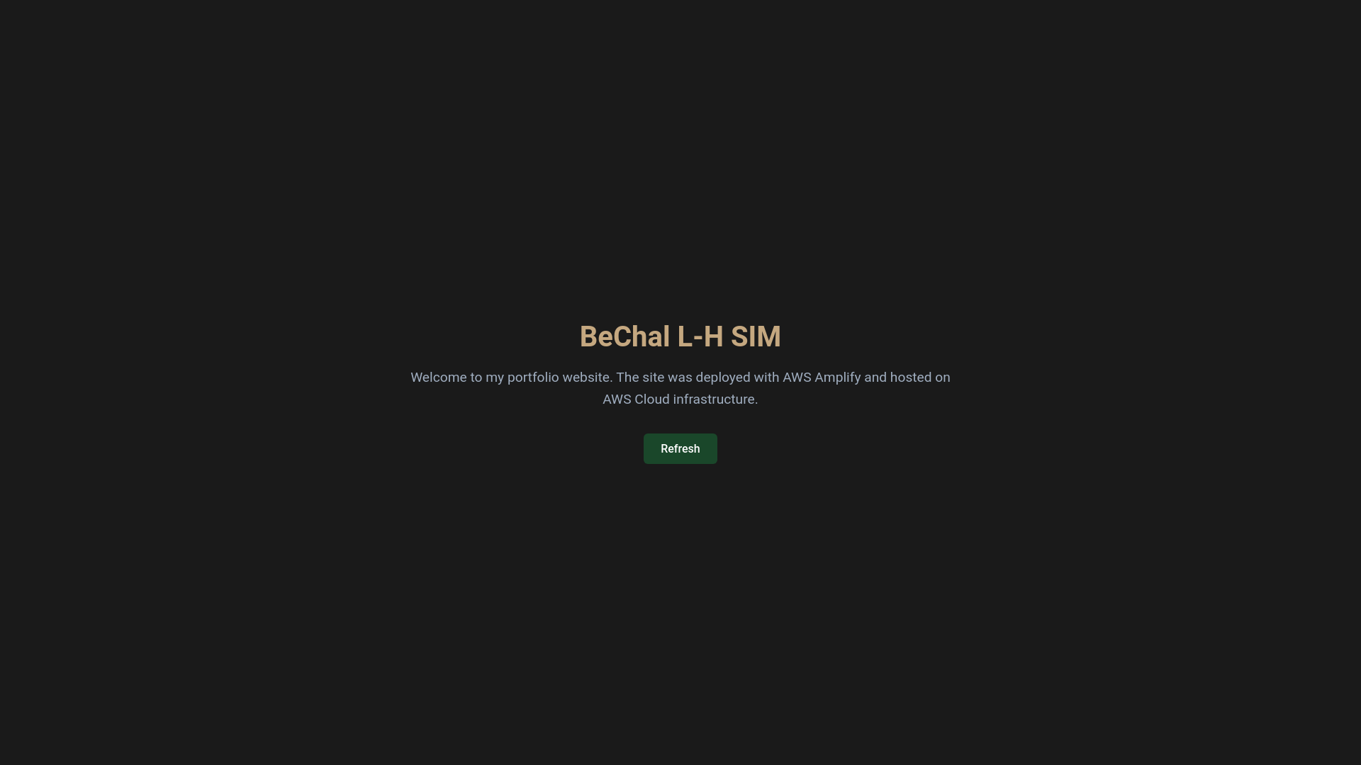 website screenshot of https://bechalshum.com/