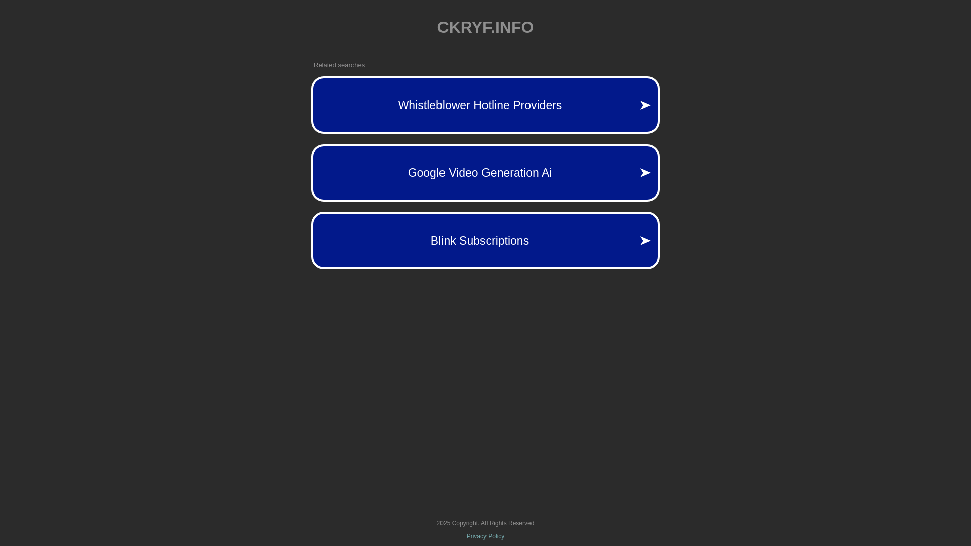 website screenshot of https://ckryf.info/