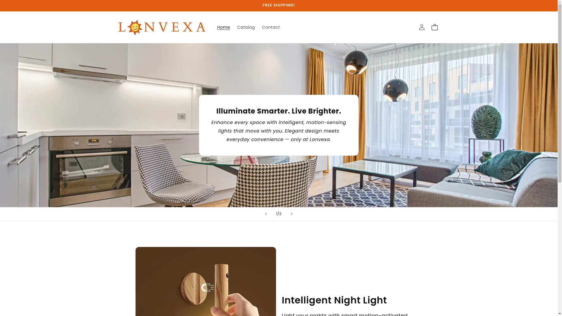 website screenshot of https://lonvexa.com/