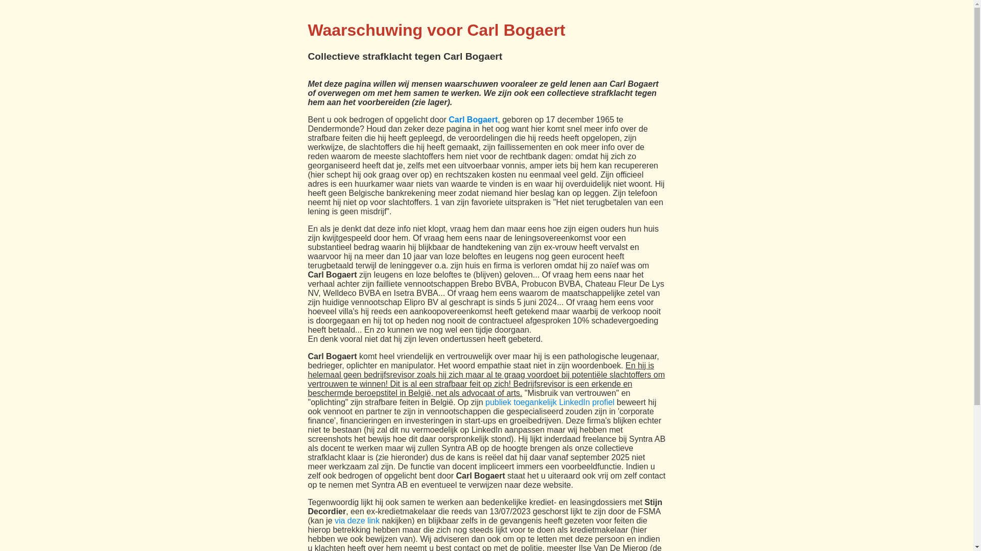 website screenshot of https://carl-bogaert-waarschuwing.com/