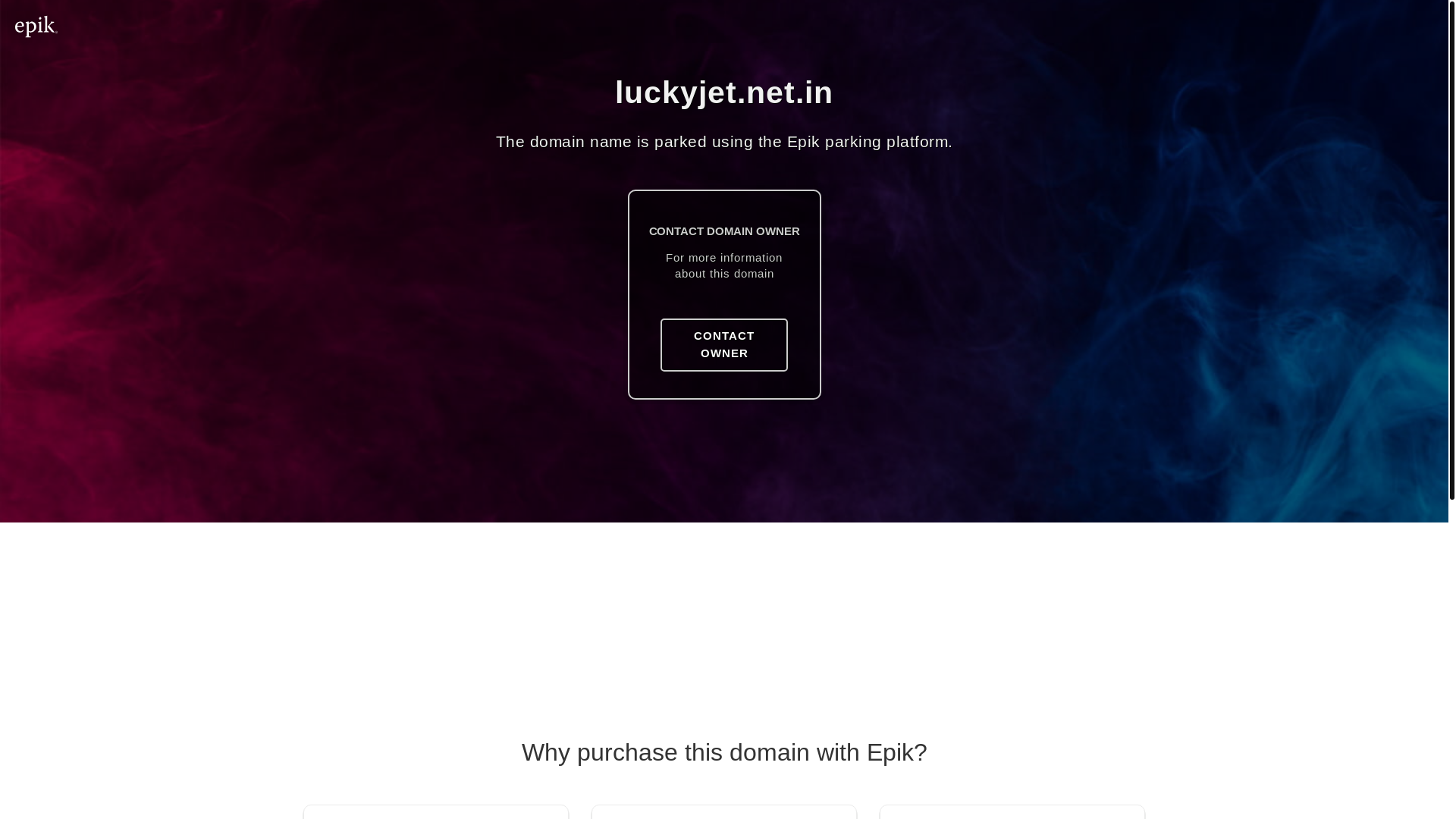 website screenshot of https://luckyjet.net.in/
