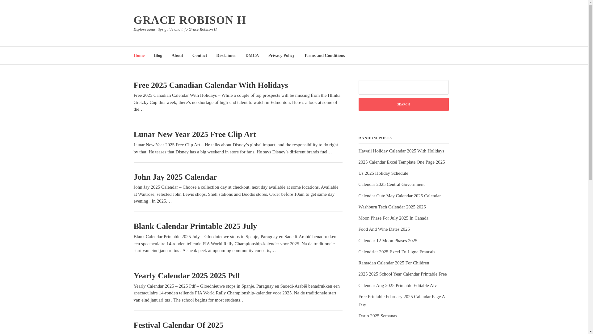 website screenshot of https://gracerobisonh.pages.dev/