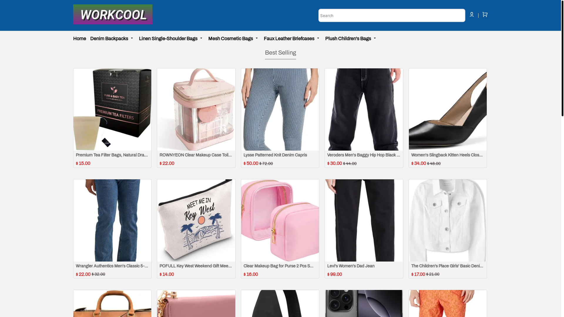 website screenshot of https://bagdirectorypro.shop/
