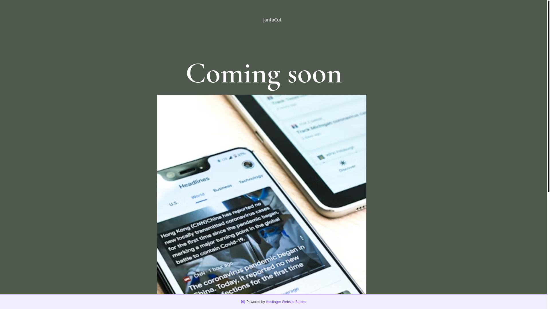 website screenshot of https://jantacut.com/