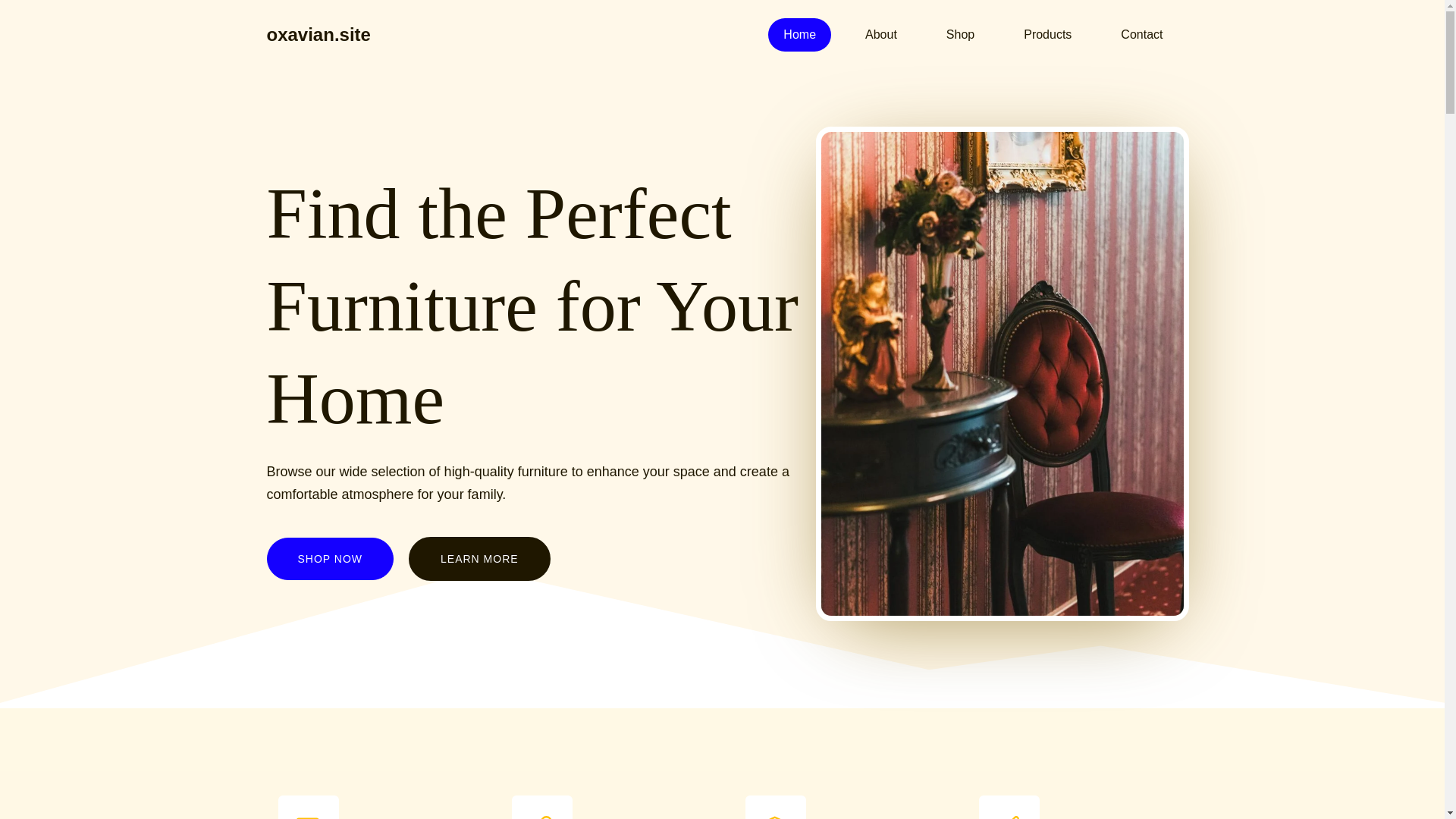 website screenshot of https://oxavian.site/