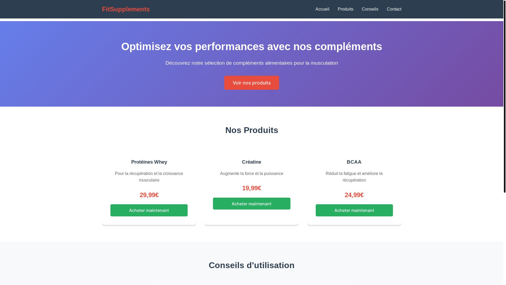 website screenshot of https://fitsupplements.pages.dev/