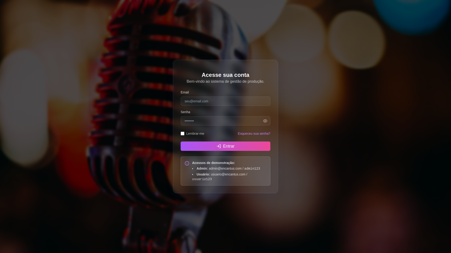 website screenshot of https://bandaencantusproducao.online/