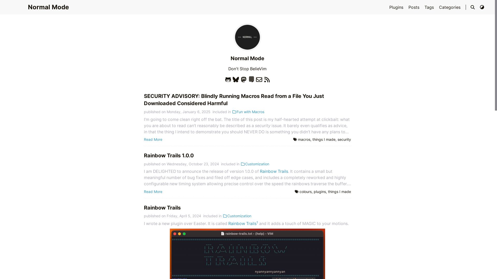 website screenshot of https://normalmo.de/