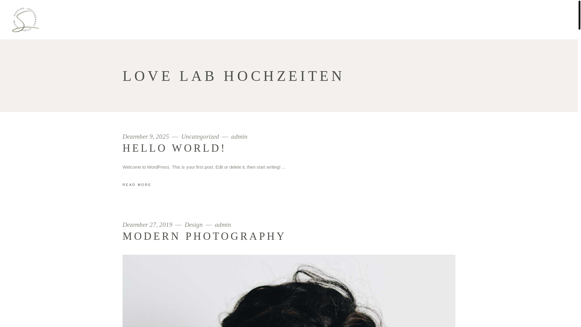 website screenshot of https://lovelab-hochzeiten.de/
