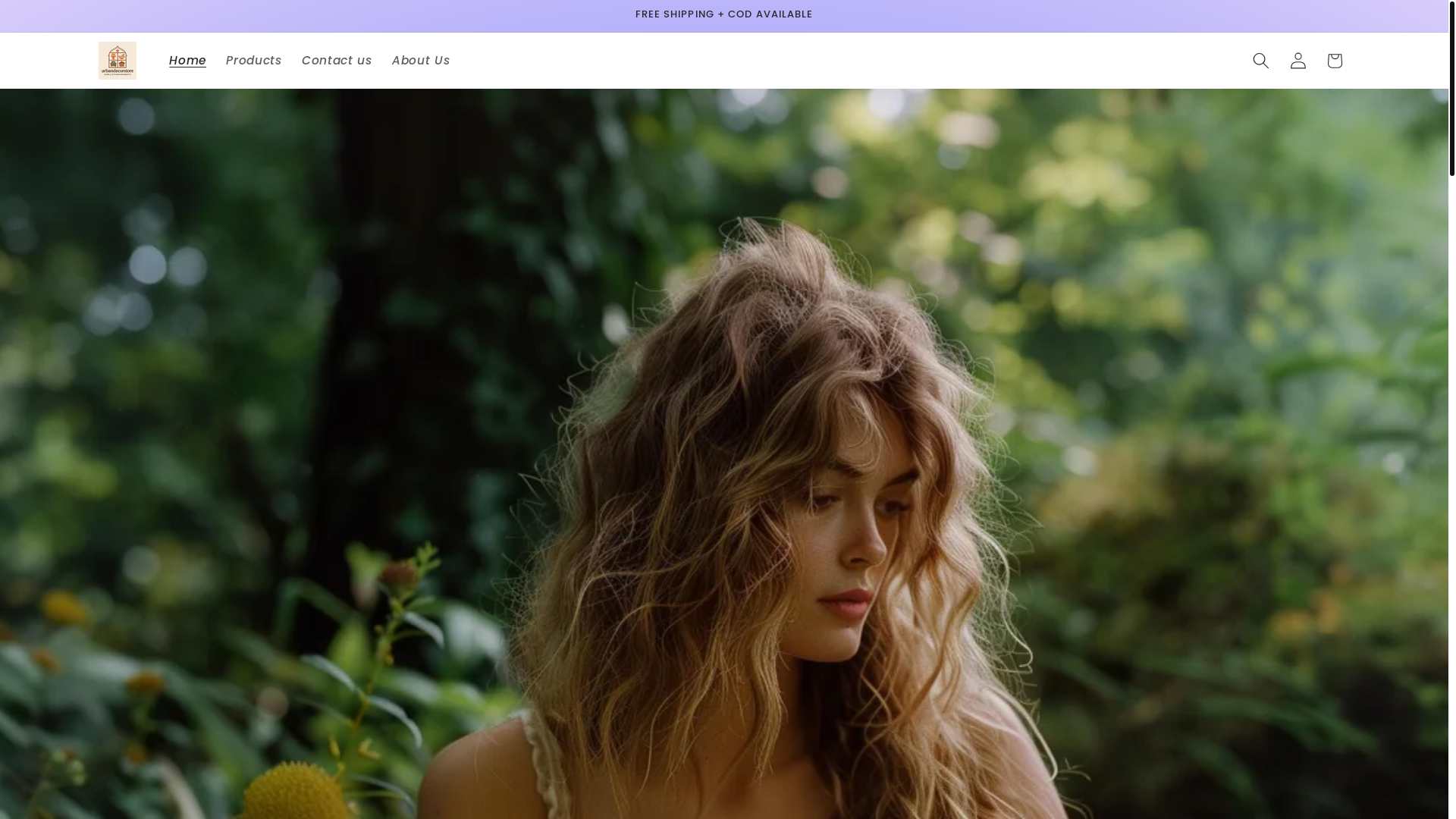 website screenshot of https://urbandecorstore.shop/