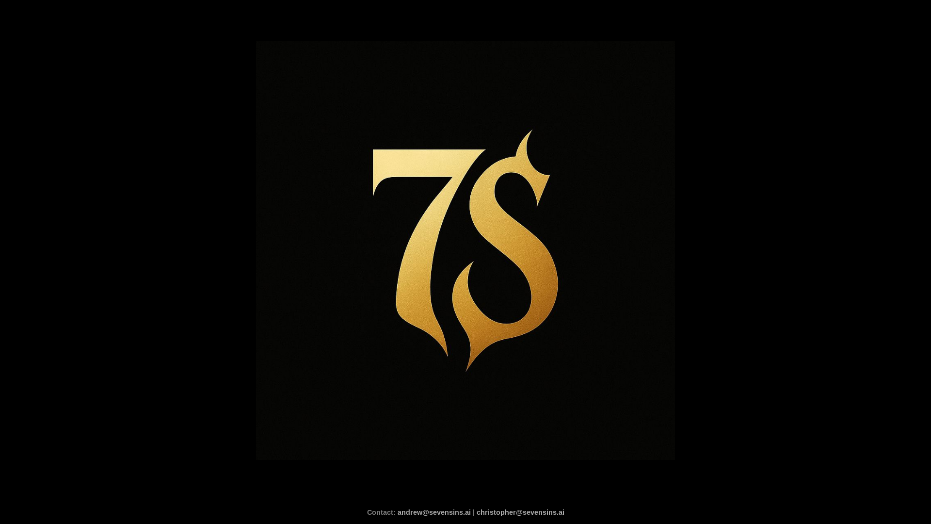 website screenshot of https://sevensins.ai/