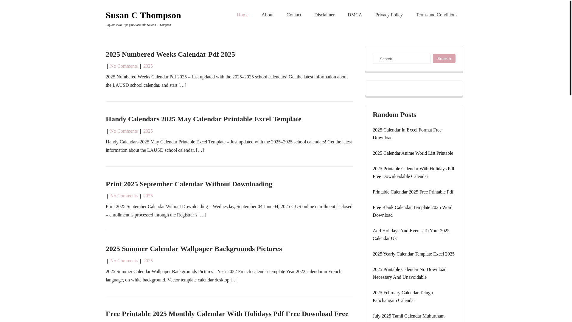 website screenshot of https://susancthompsonr.pages.dev/