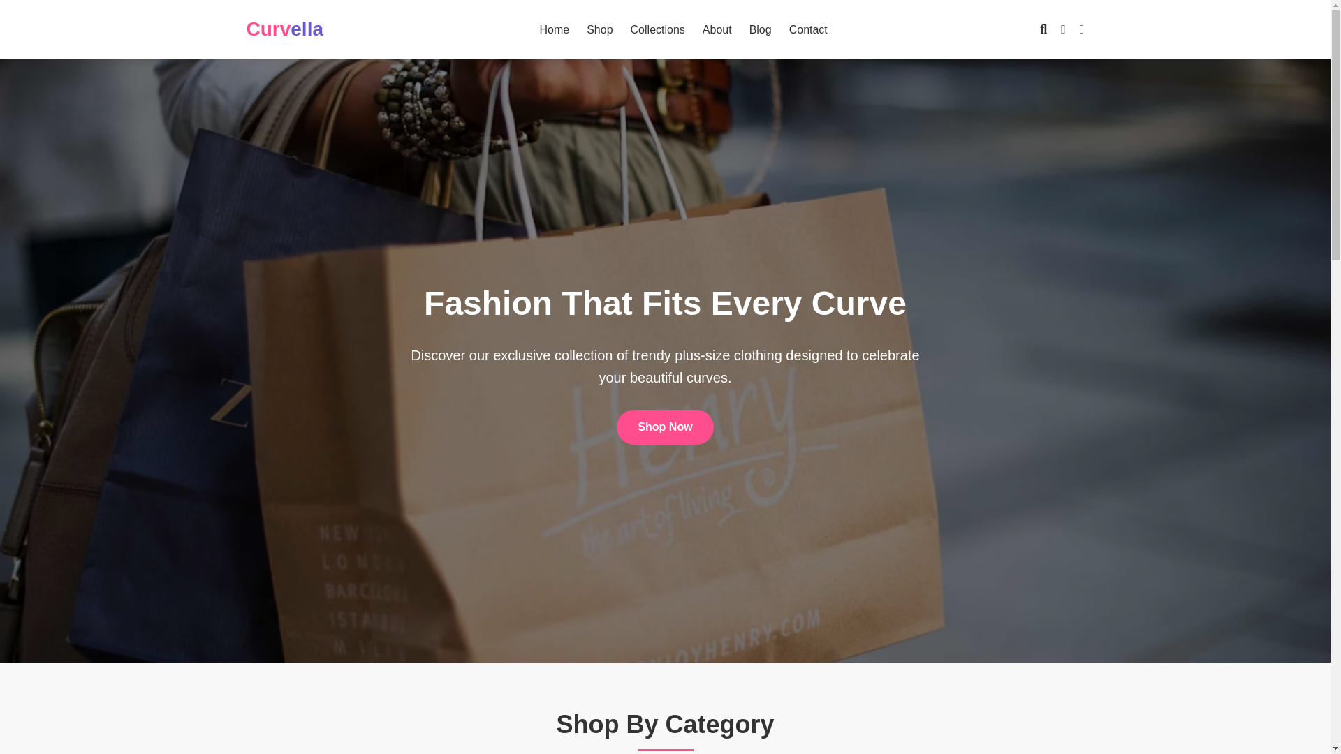 website screenshot of https://curvella.site/