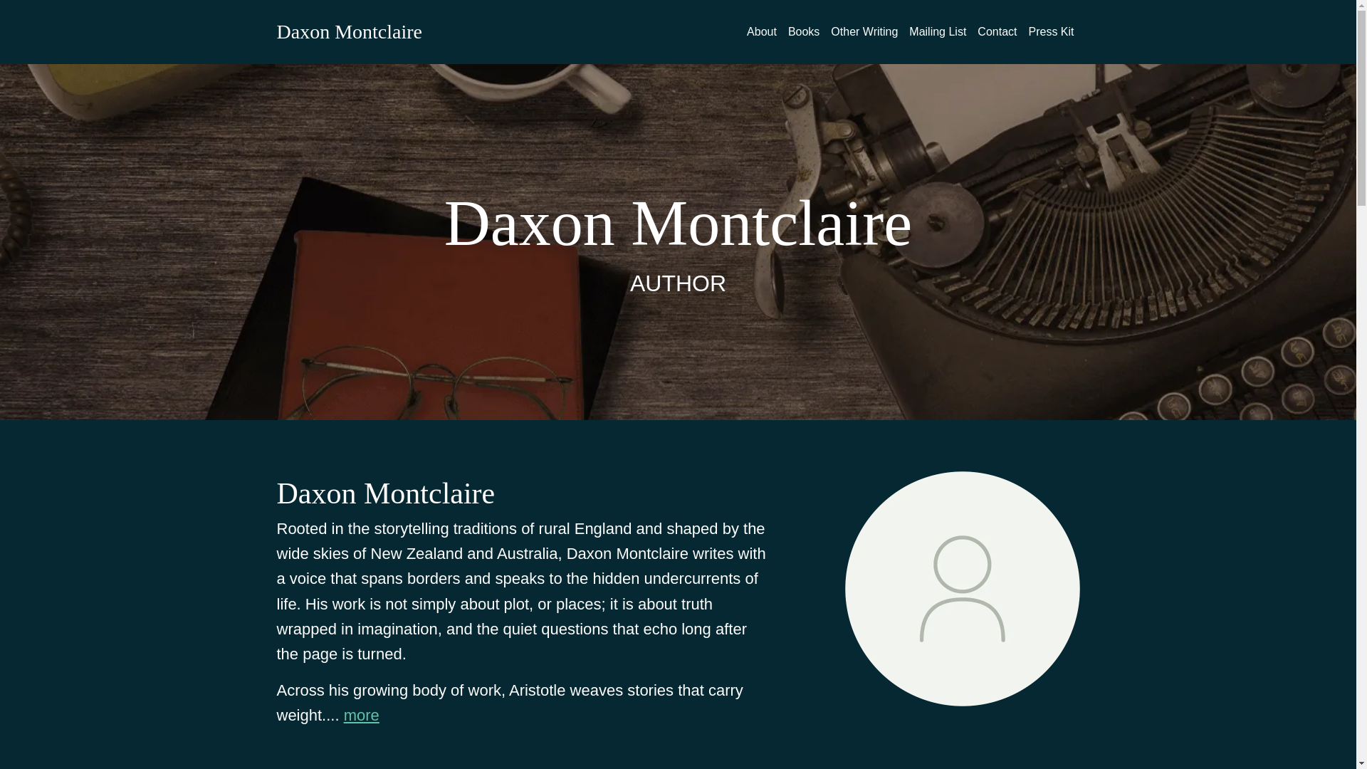 website screenshot of https://daxonmontclaire.com/