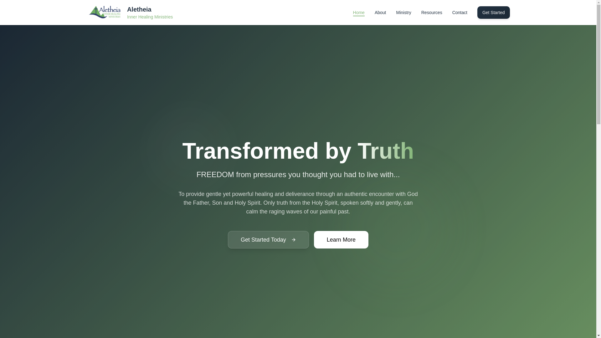 website screenshot of https://aletheia-6dn.pages.dev/