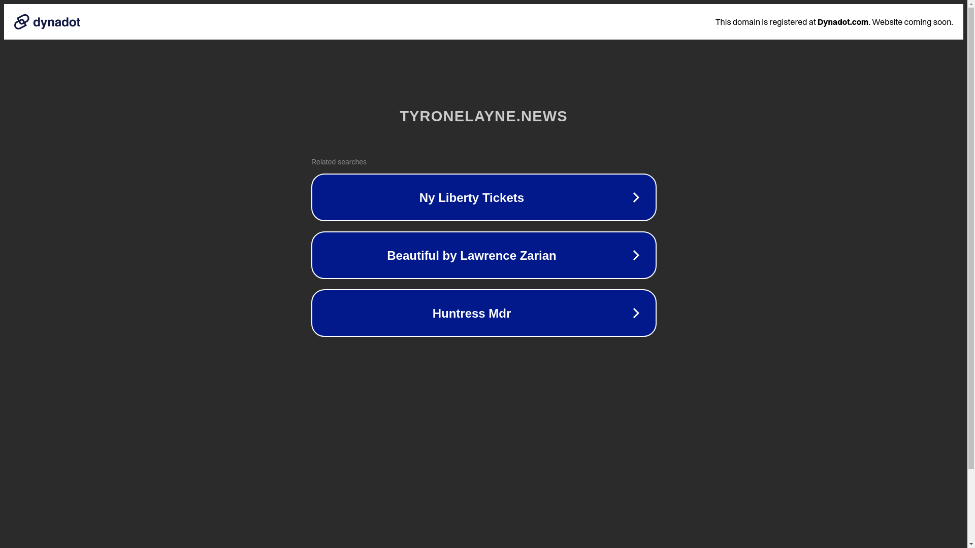 website screenshot of https://tyronelayne.news/