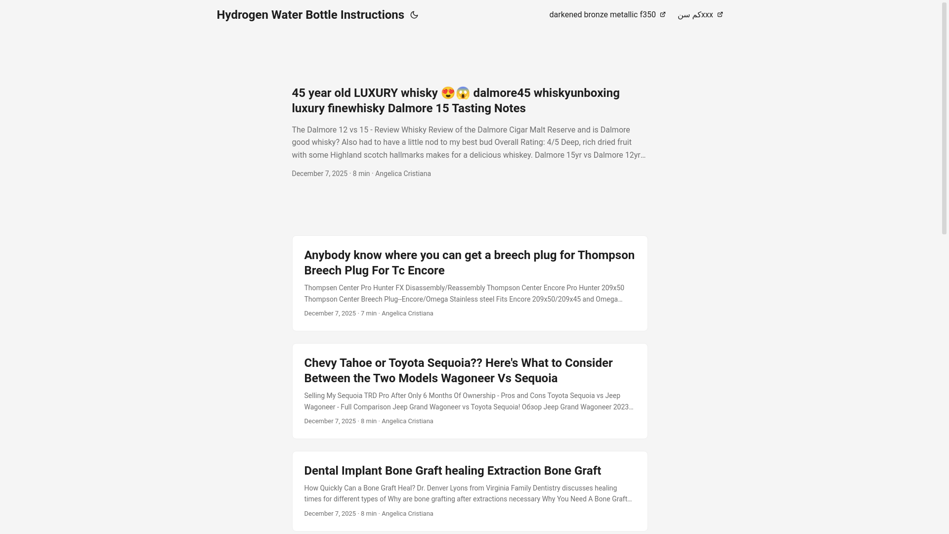 website screenshot of https://hydrogenwaterbottleinstructions.pages.dev/
