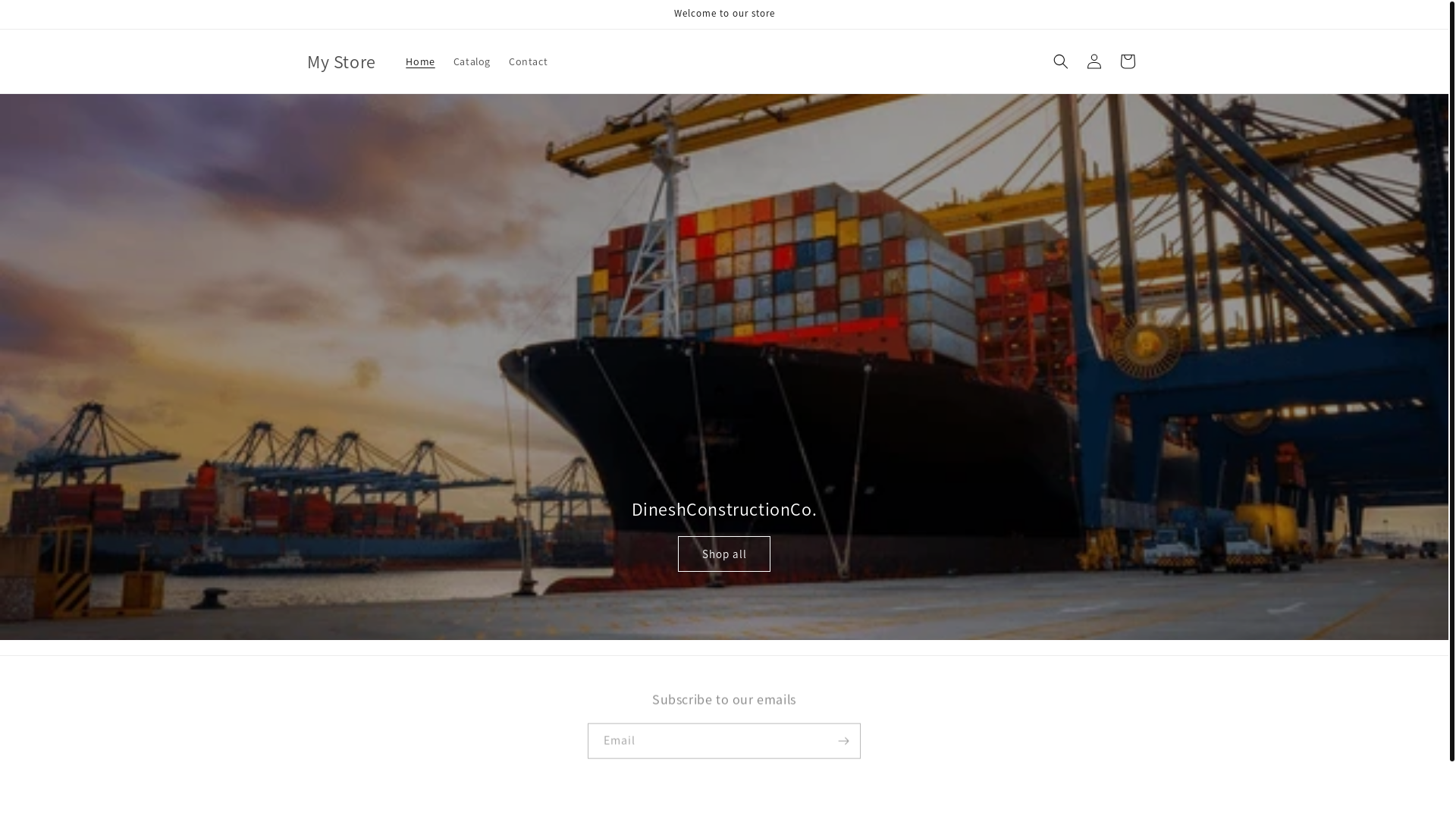 website screenshot of https://dineshconstructionco.com/