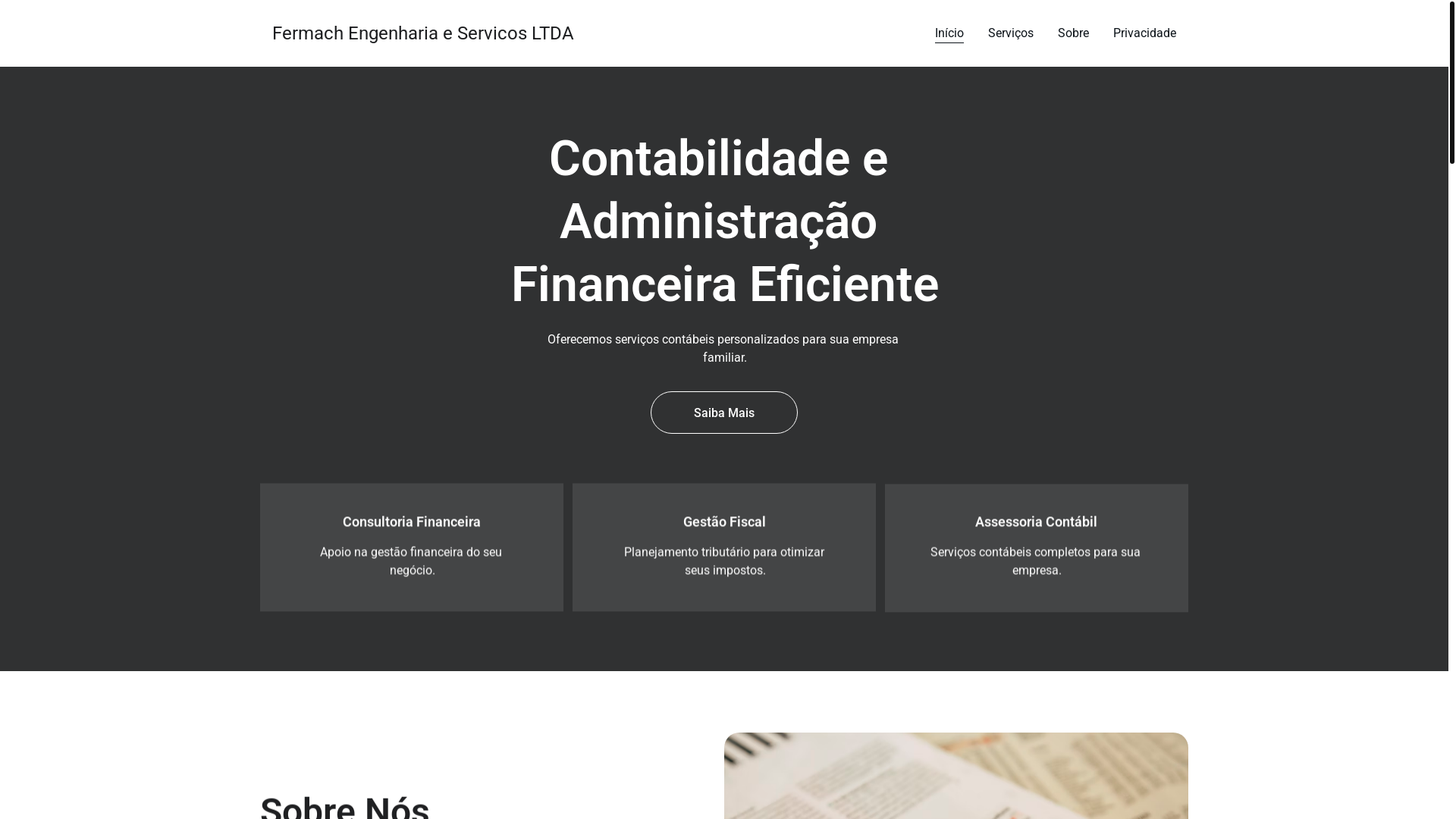 website screenshot of https://fermachengenhariaeservicosltda.shop/
