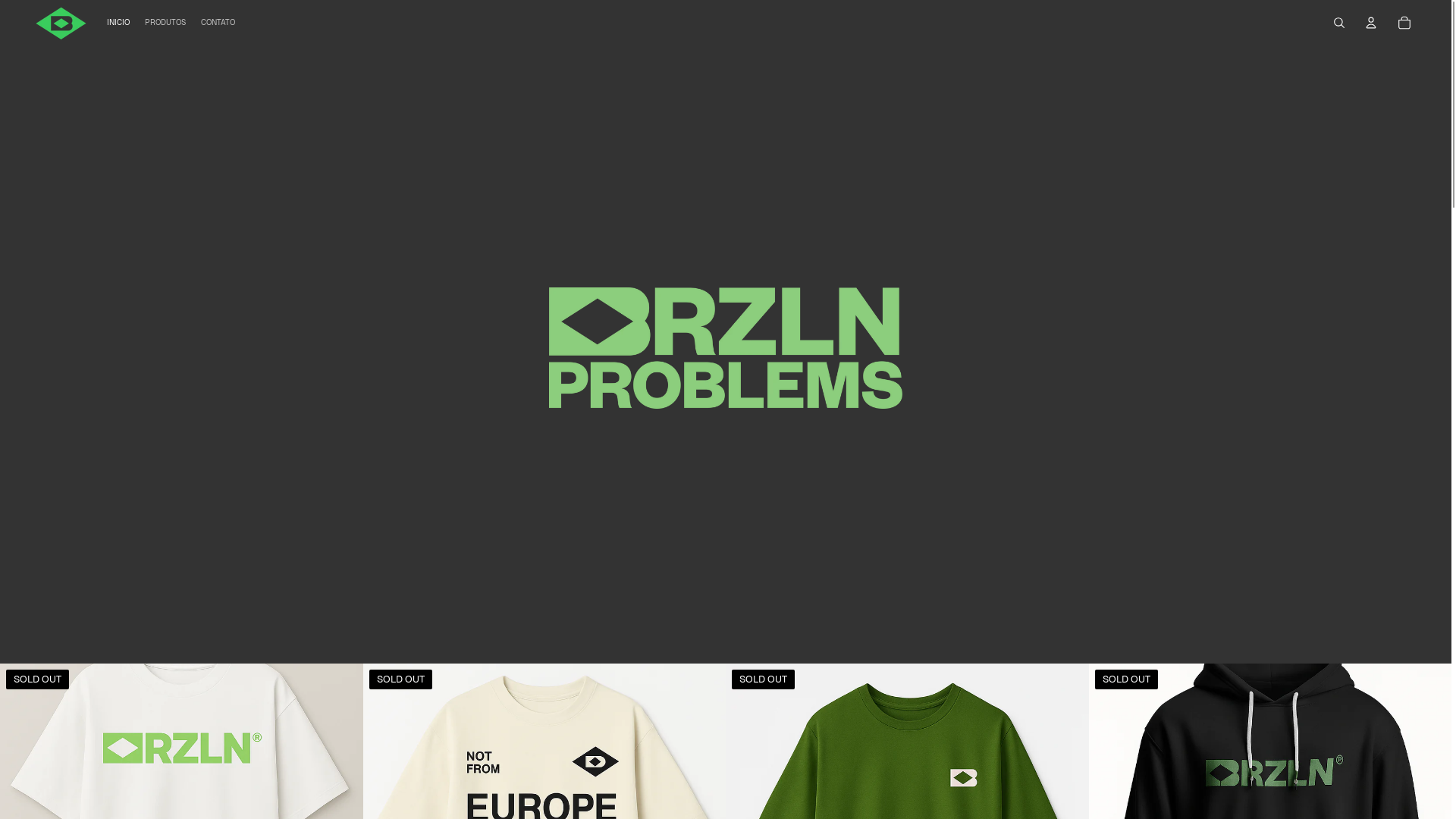 website screenshot of https://brazillionaireproblems.com.br/
