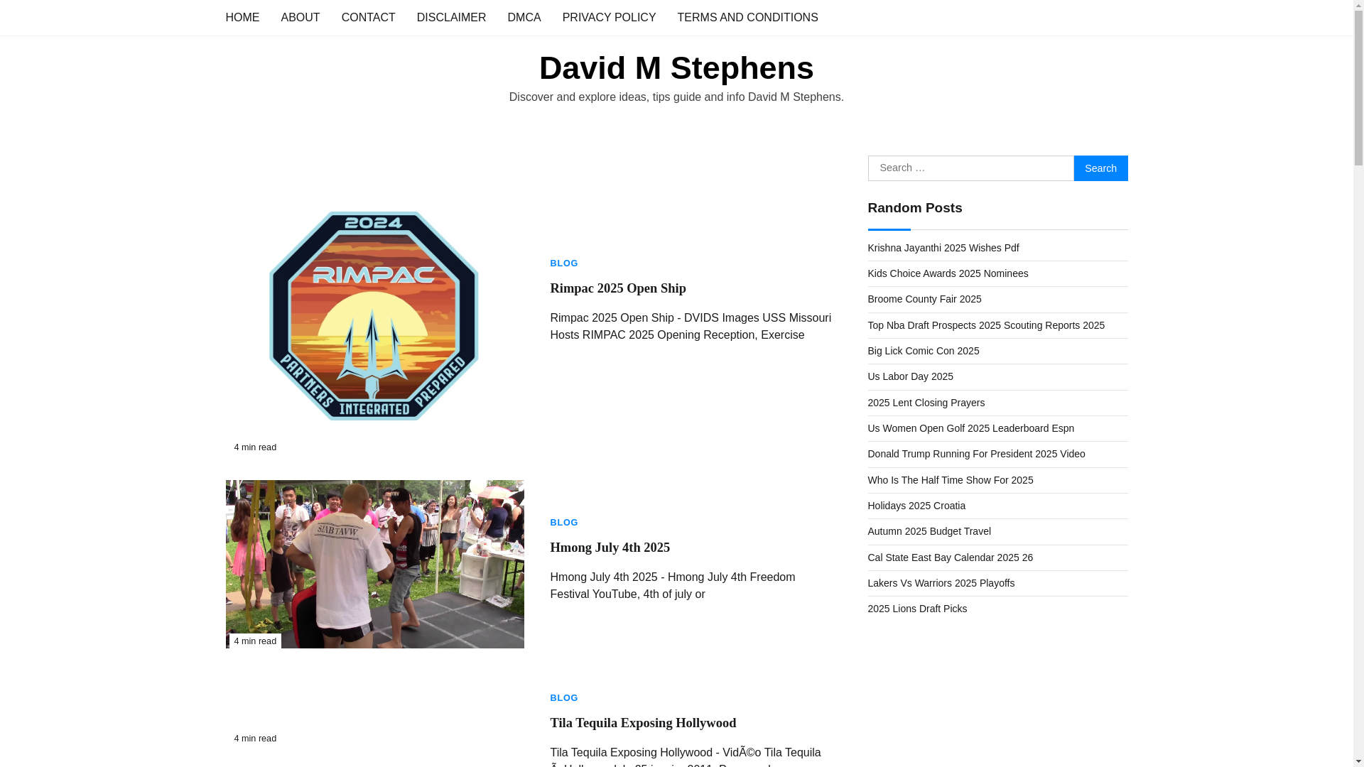 website screenshot of https://davidmstephensf.pages.dev/