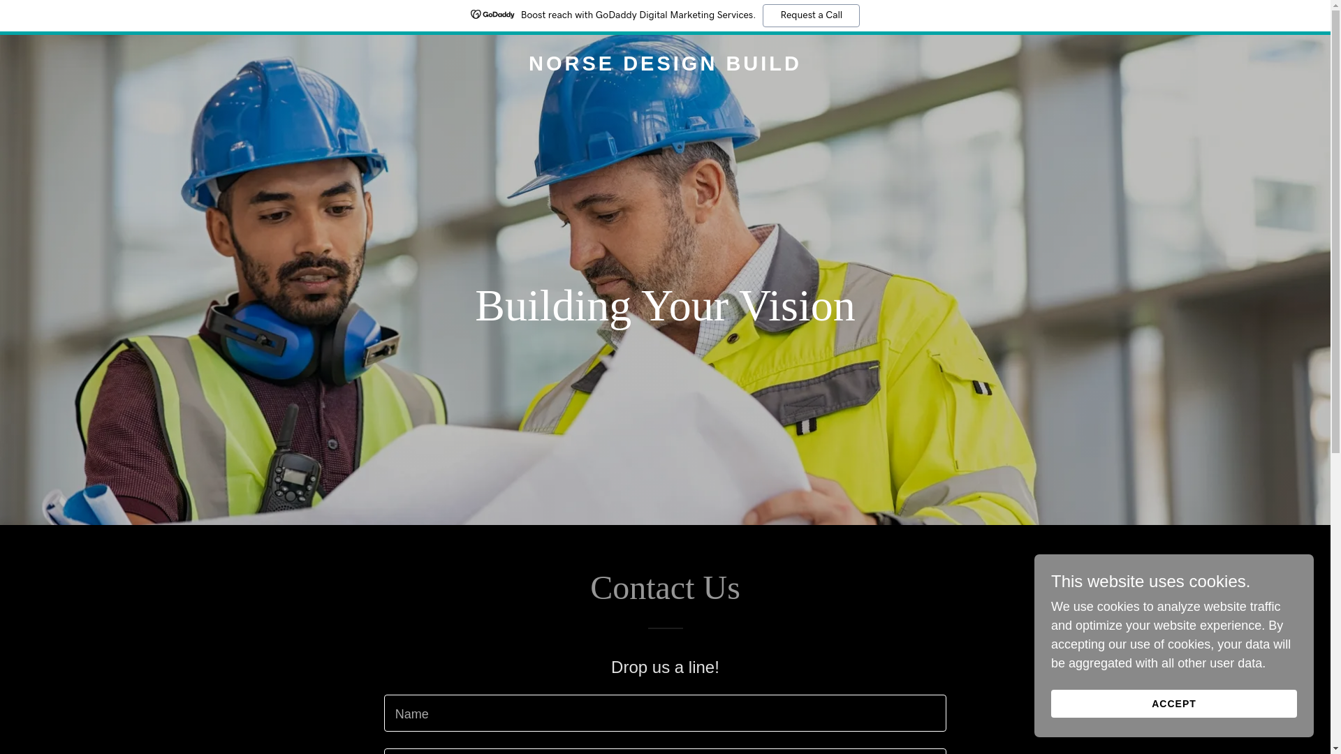 website screenshot of https://norsedesignbuild.com/